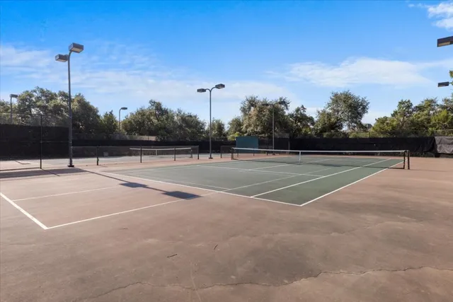 a view of a tennis court