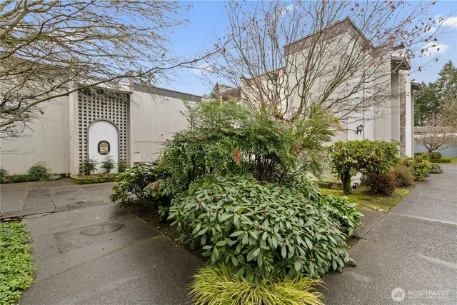 a view of a patio with couches chairs and a potted plant