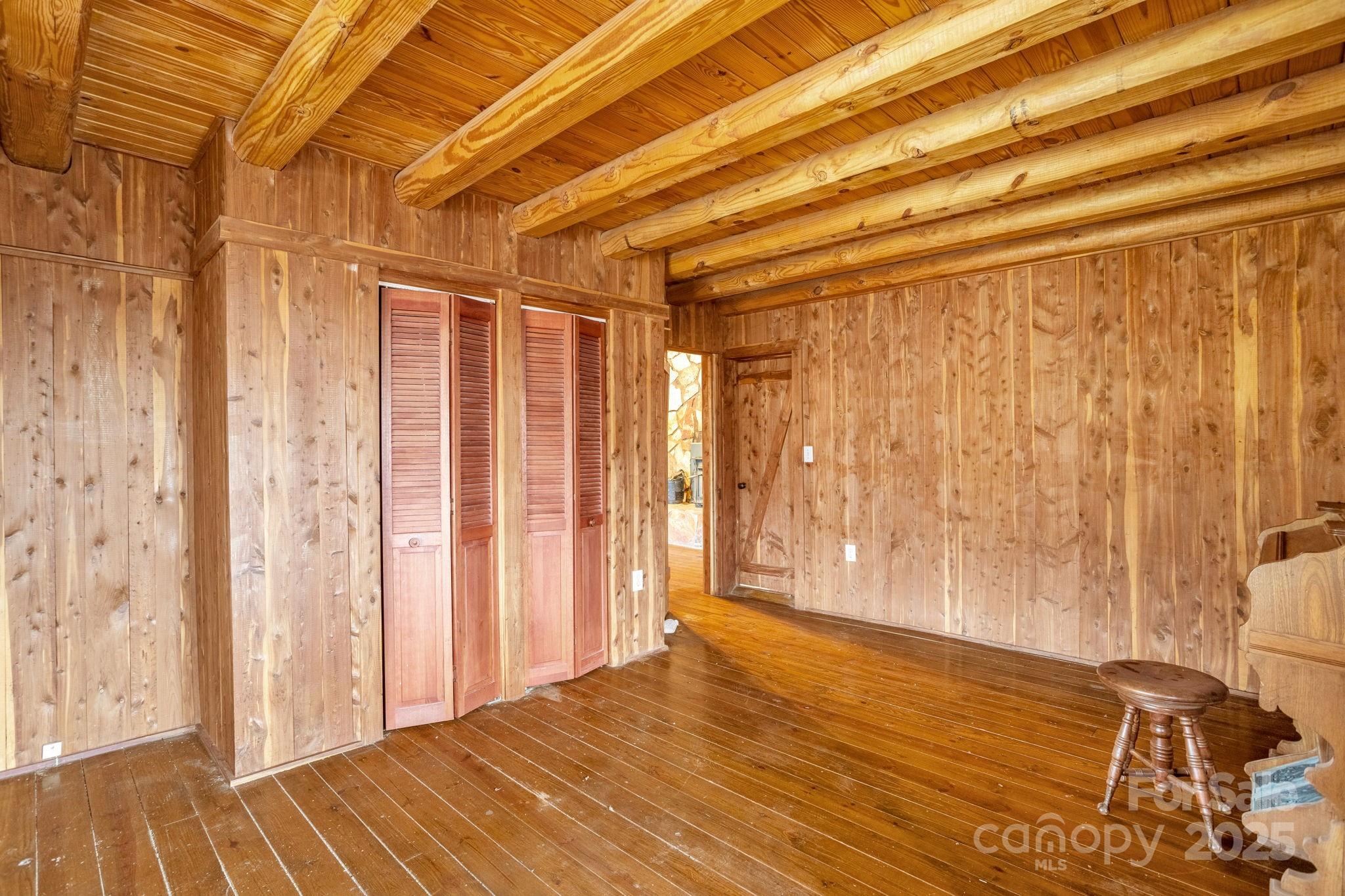 723 Hill Everhart Road Lexington, NC 27295 - Photo 25 of 48 a view of a room with wooden walls