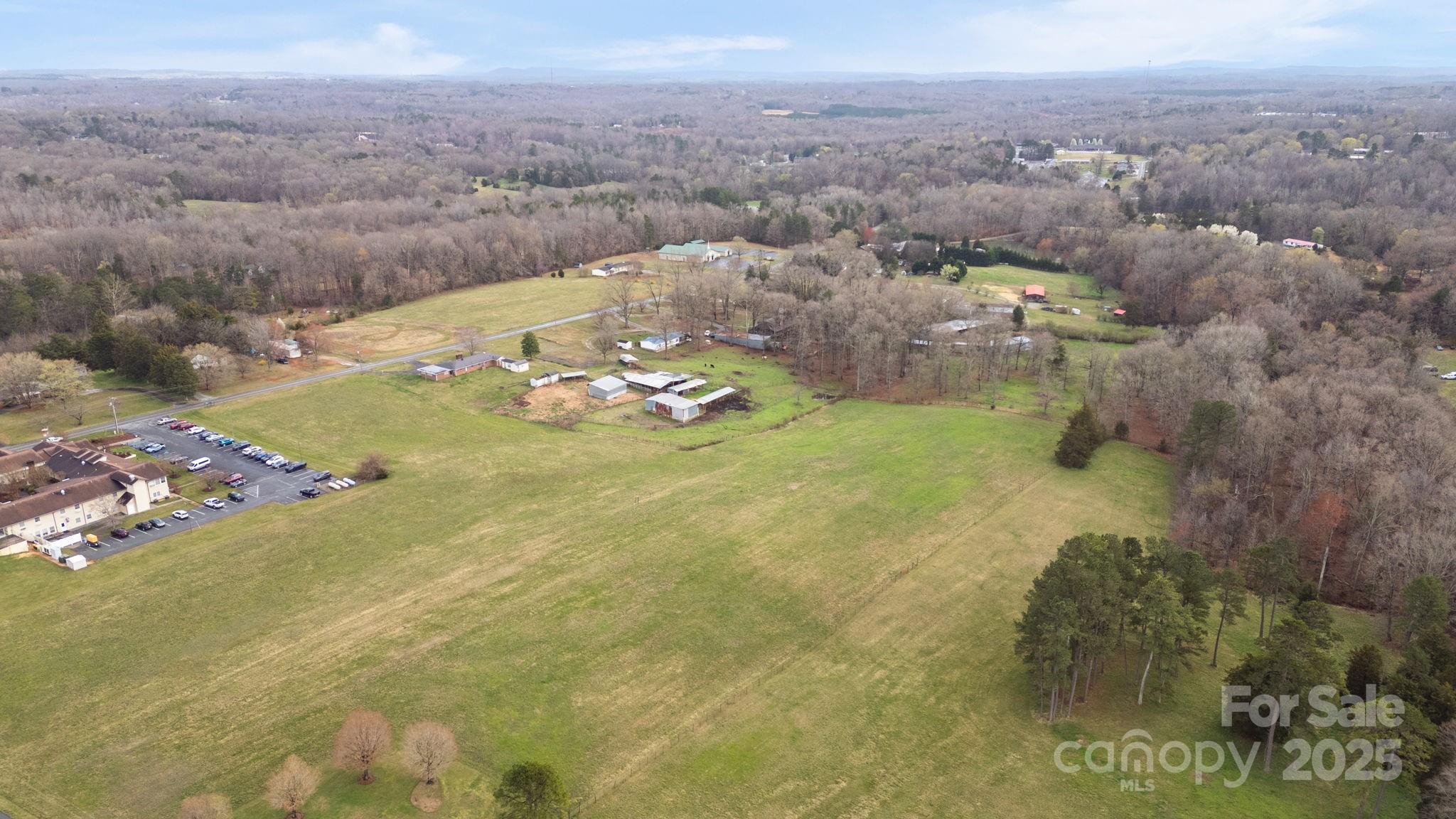 723 Hill Everhart Road Lexington, NC 27295 - Photo 46 of 48 an aerial view of a house with a yard