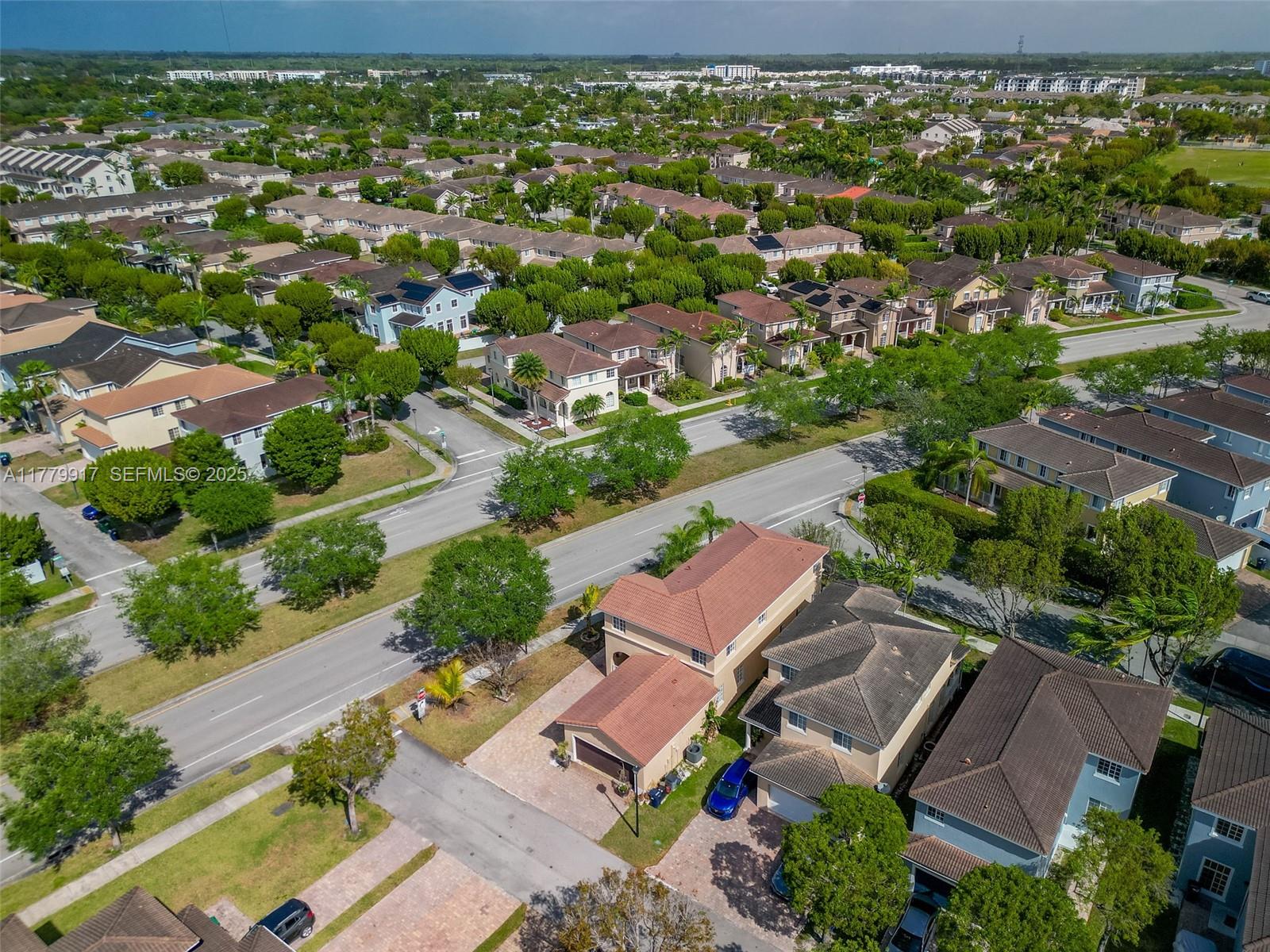 13990 Southwest 274th Terrace Homestead, FL 33032 - Photo 50 of 60 an aerial view of residential houses with outdoor space and street view