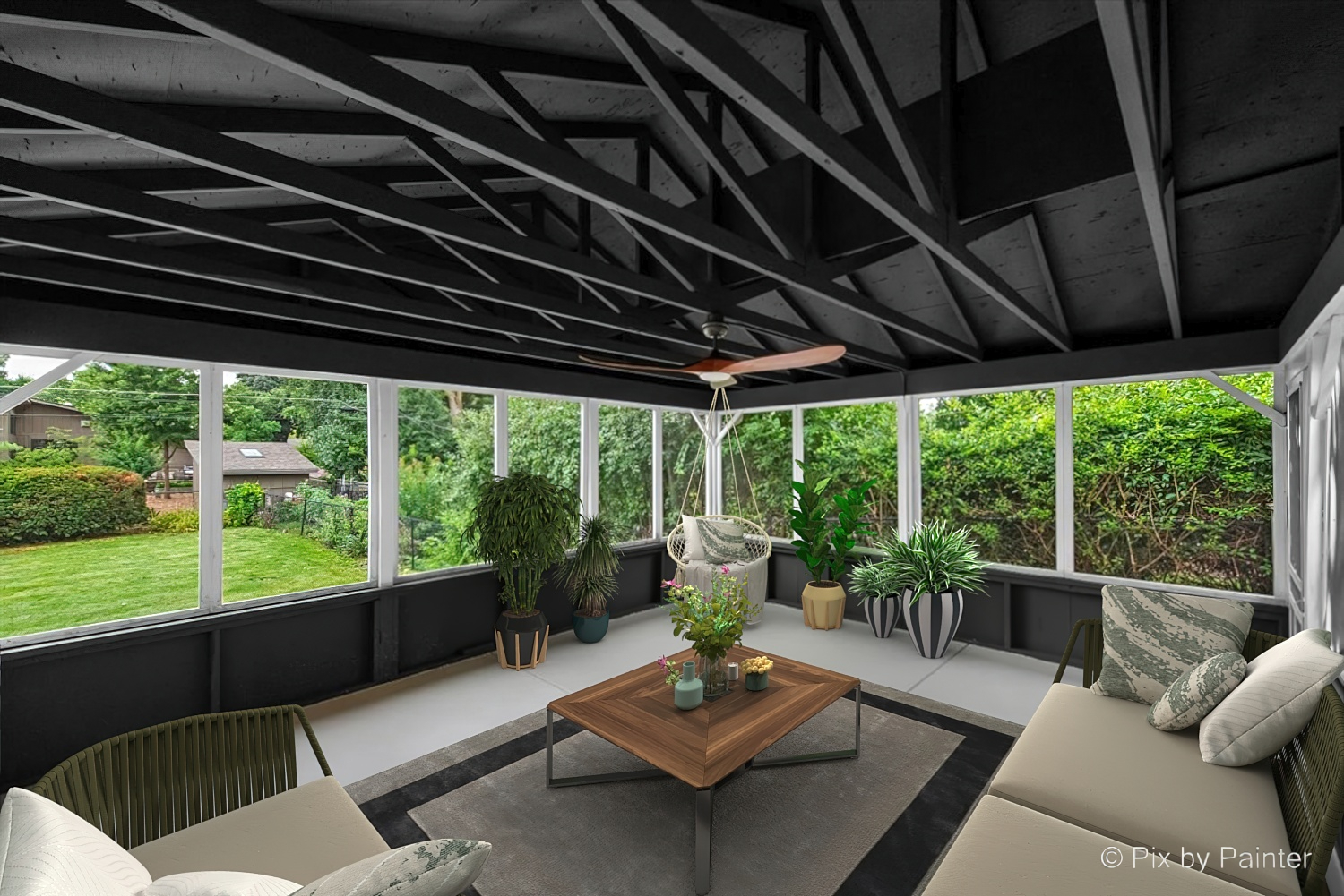 918 Delles Road Wheaton, IL 60189 - Photo 2 of 36 a living room with furniture tv and a large window