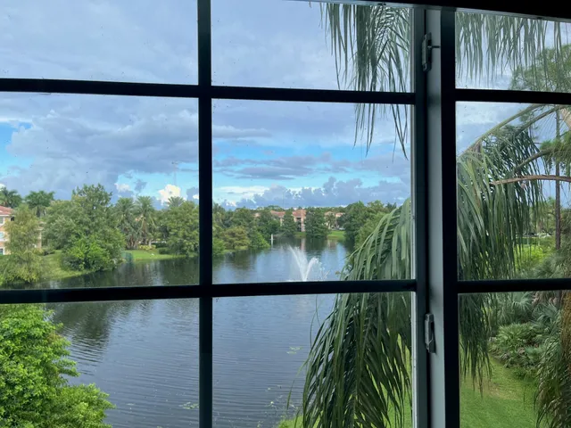 a view of sky from window