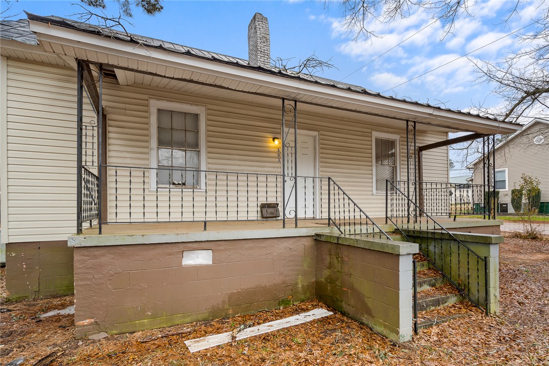 503 Hayes Street Anderson, SC 29624 - Photo 3 of 23 This charming home offers a cozy front porch, perfect for enjoying quiet mornings.
