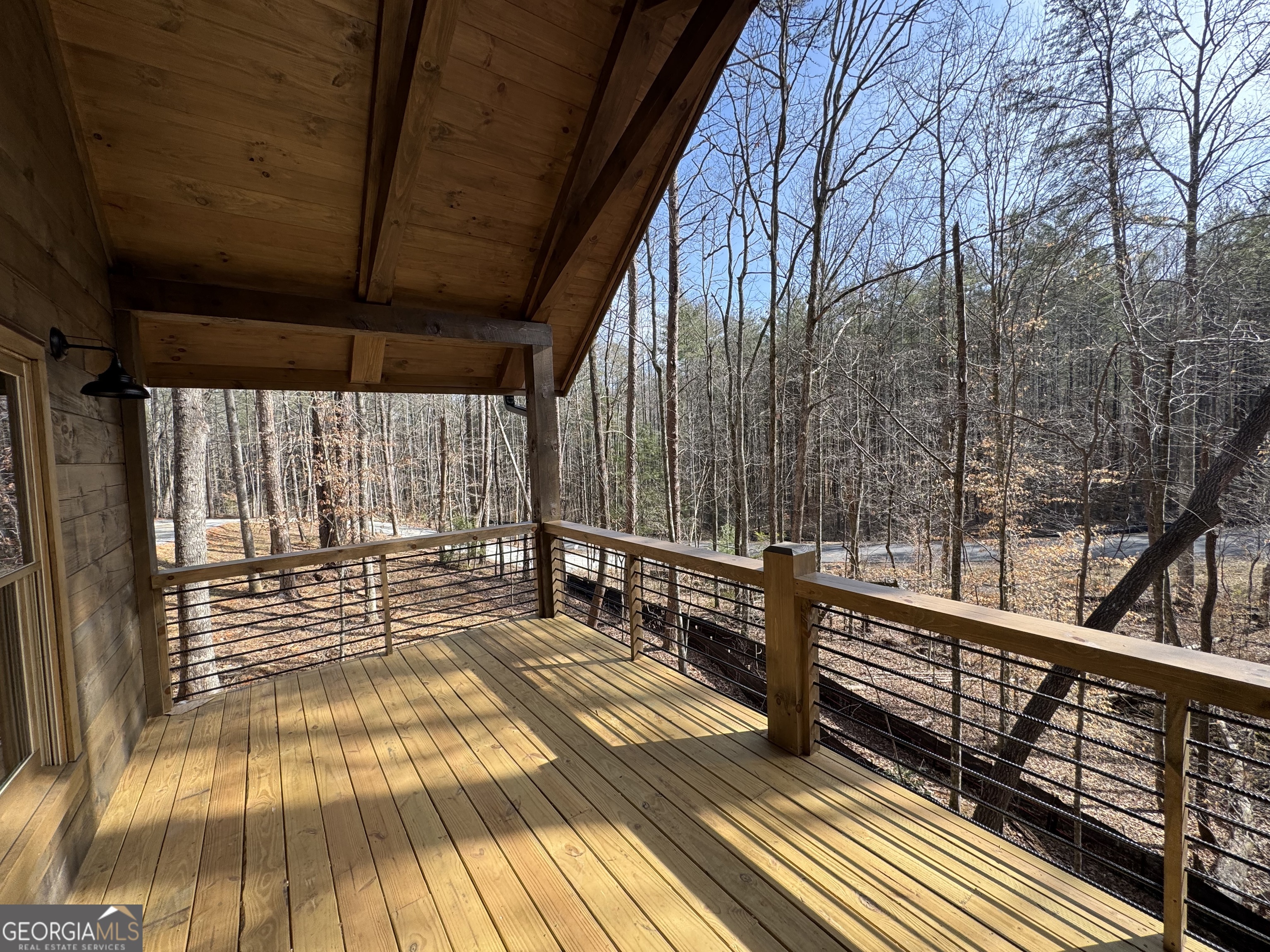 639 Moreland Drive Blue Ridge, GA 30522 - Photo 23 of 24 a view of balcony with wooden floor