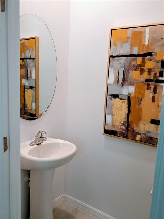 21415 Darter Road Land O' Lakes, FL 34638 - Photo 4 of 27 a bathroom with a sink and a mirror