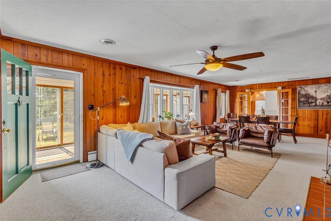 437 Plainview Road Kinsale, VA 22488 - Photo 21 of 50 a living room with furniture and a large window