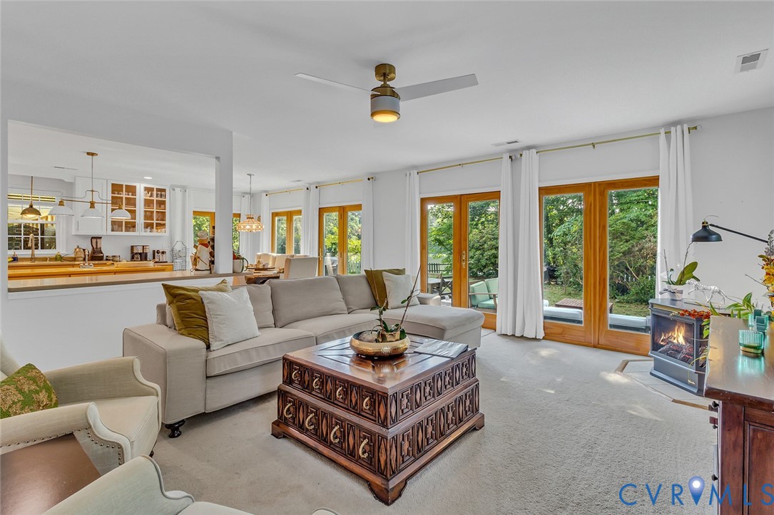 437 Plainview Road Kinsale, VA 22488 - Photo 6 of 50 a living room with furniture and a large window