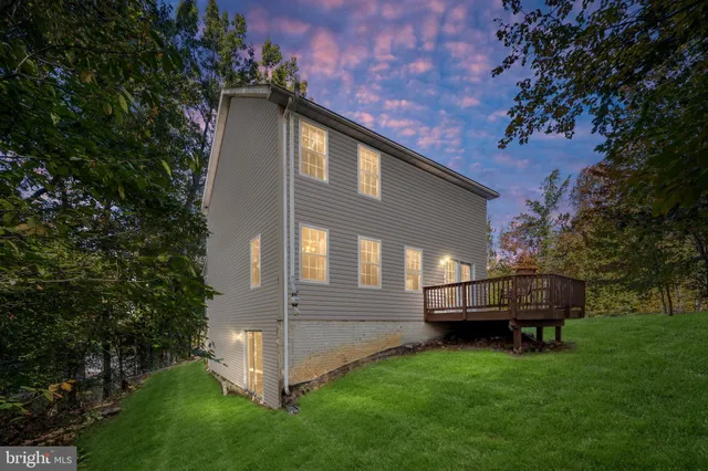 a house view with a garden space