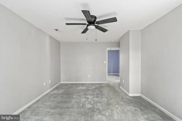 a view of an empty room