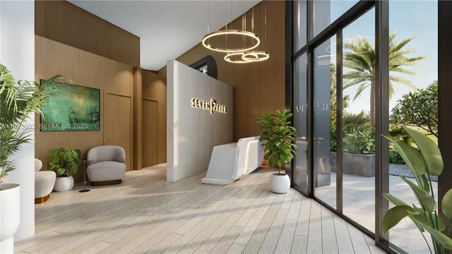 a bedroom with a bed and a potted plant