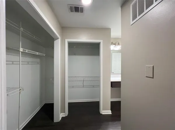 a view of walk in closet