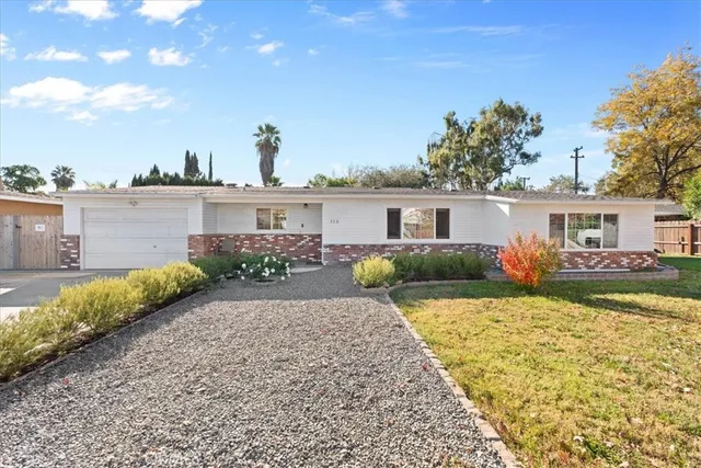 a view of a house with a patio