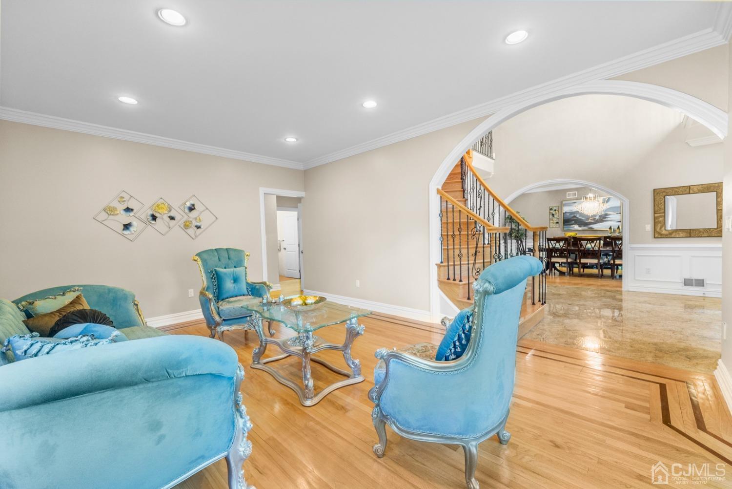 34 Richard Road Edison, NJ 08820 - Photo 18 of 76 a living room with furniture and wooden floor