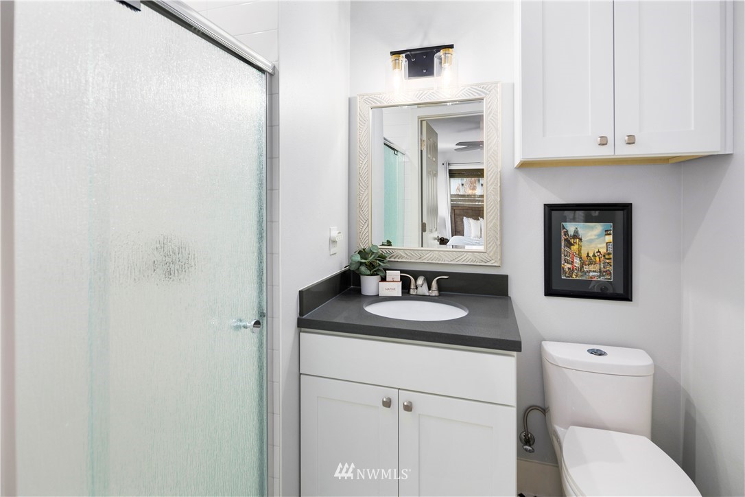 33 243rd Place Southeast Bothell, WA 98021 - Photo 14 of 28 a bathroom with a sink and a toilet