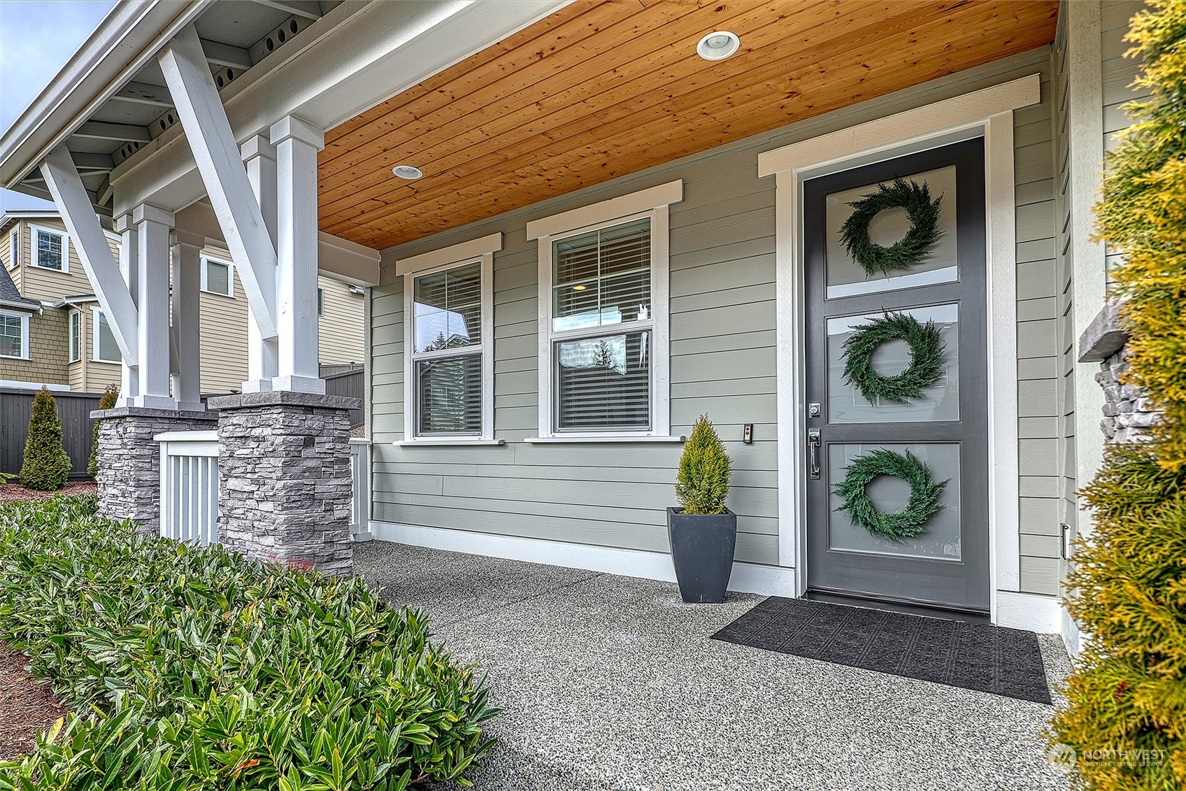 43 242nd Street Southeast Bothell, WA 98021 - Photo 2 of 40 a front view of a house with a garden