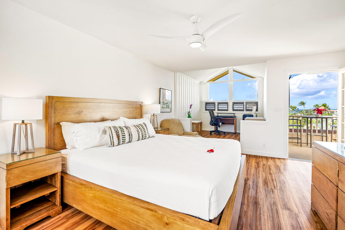 2371 Ho'ohu Road, Unit 703 Koloa, HI 96756 - Photo 15 of 27 a large white bed in a white room