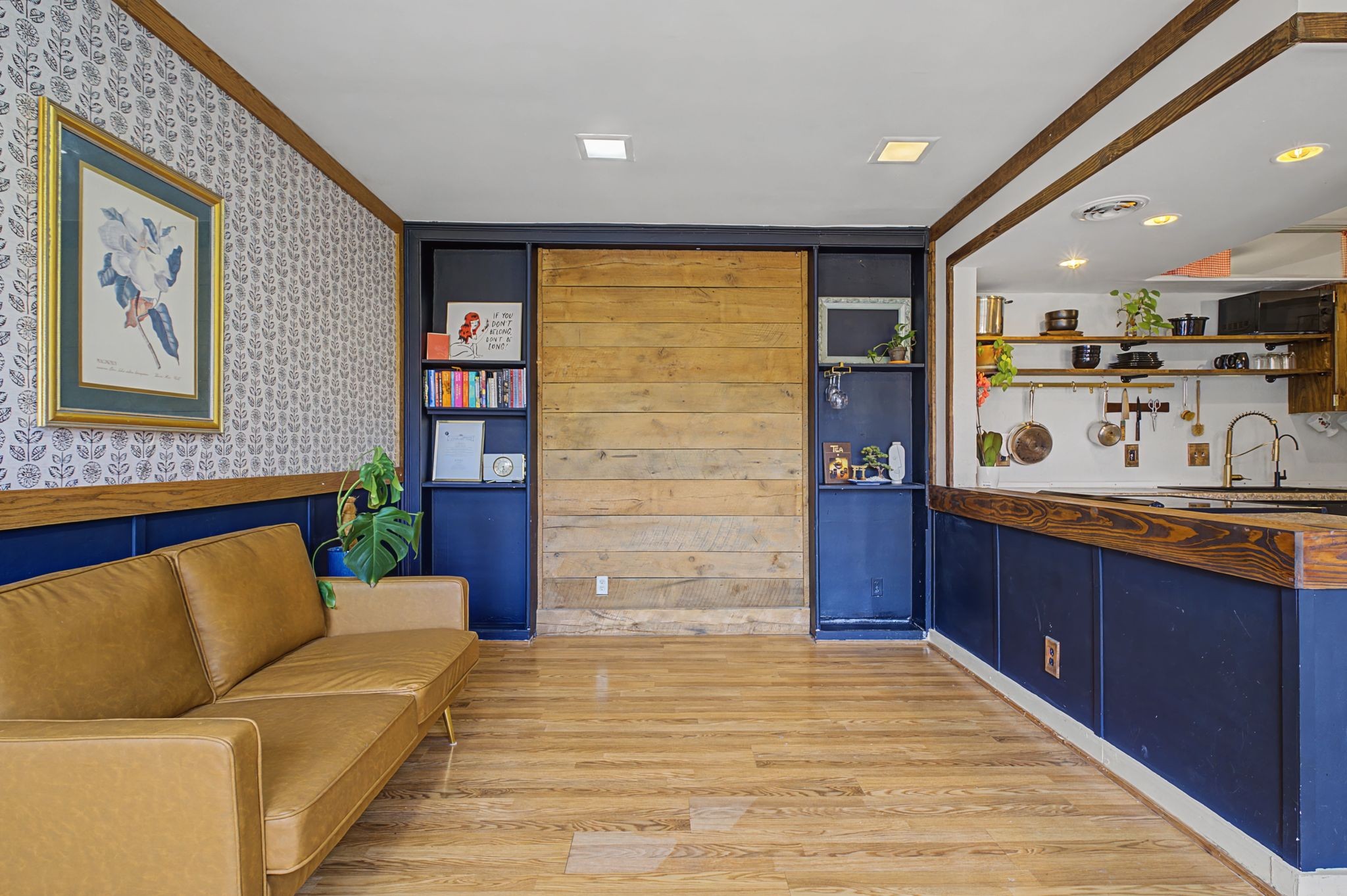 218 Harpers Mill Road Hermitage, TN 37076 - Photo 14 of 29 a living room with stainless steel appliances kitchen island granite countertop furniture and a view of kitchen