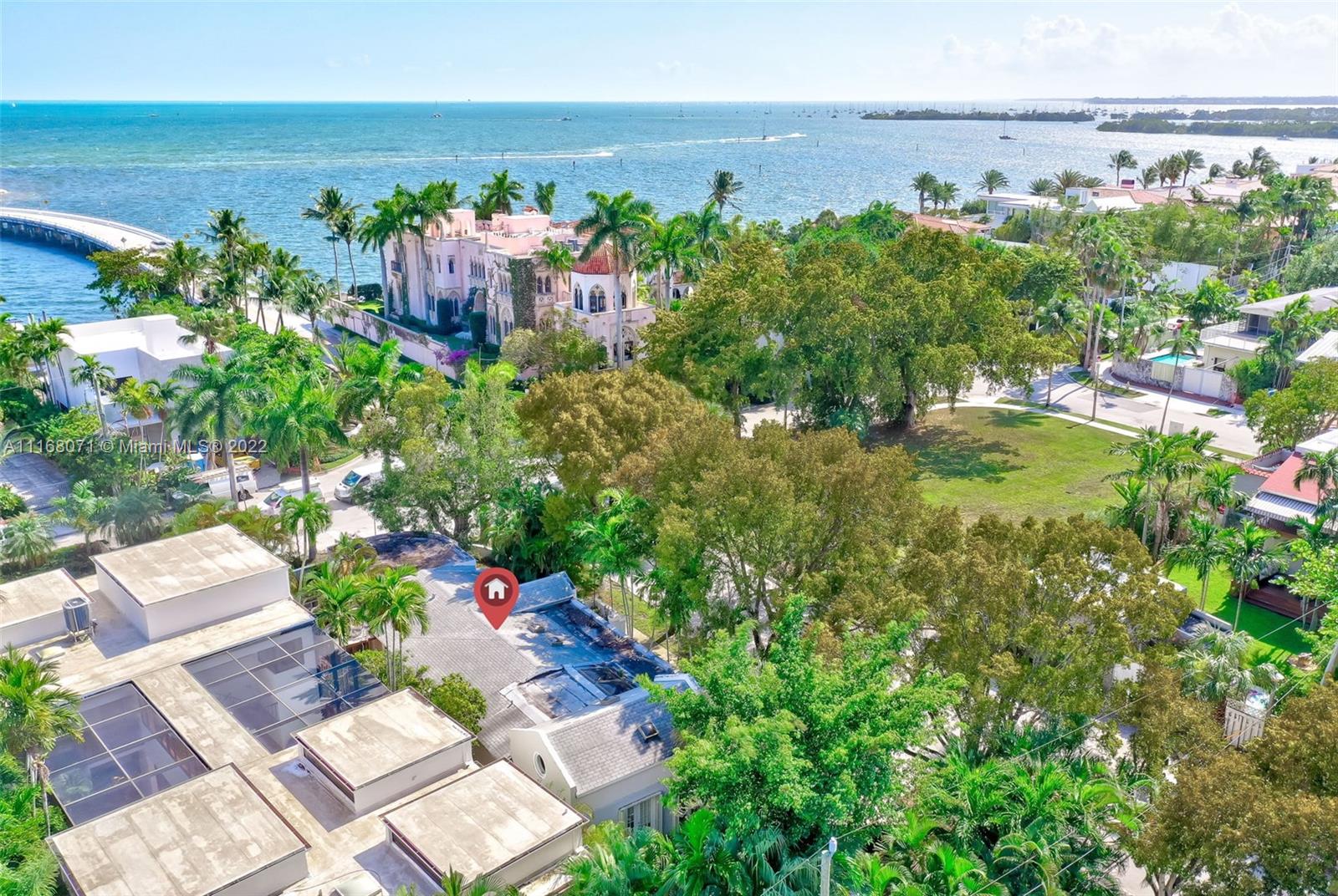 3571 Fair Isle Street Miami, FL 33133 - Photo 27 of 38 an aerial view of multiple house