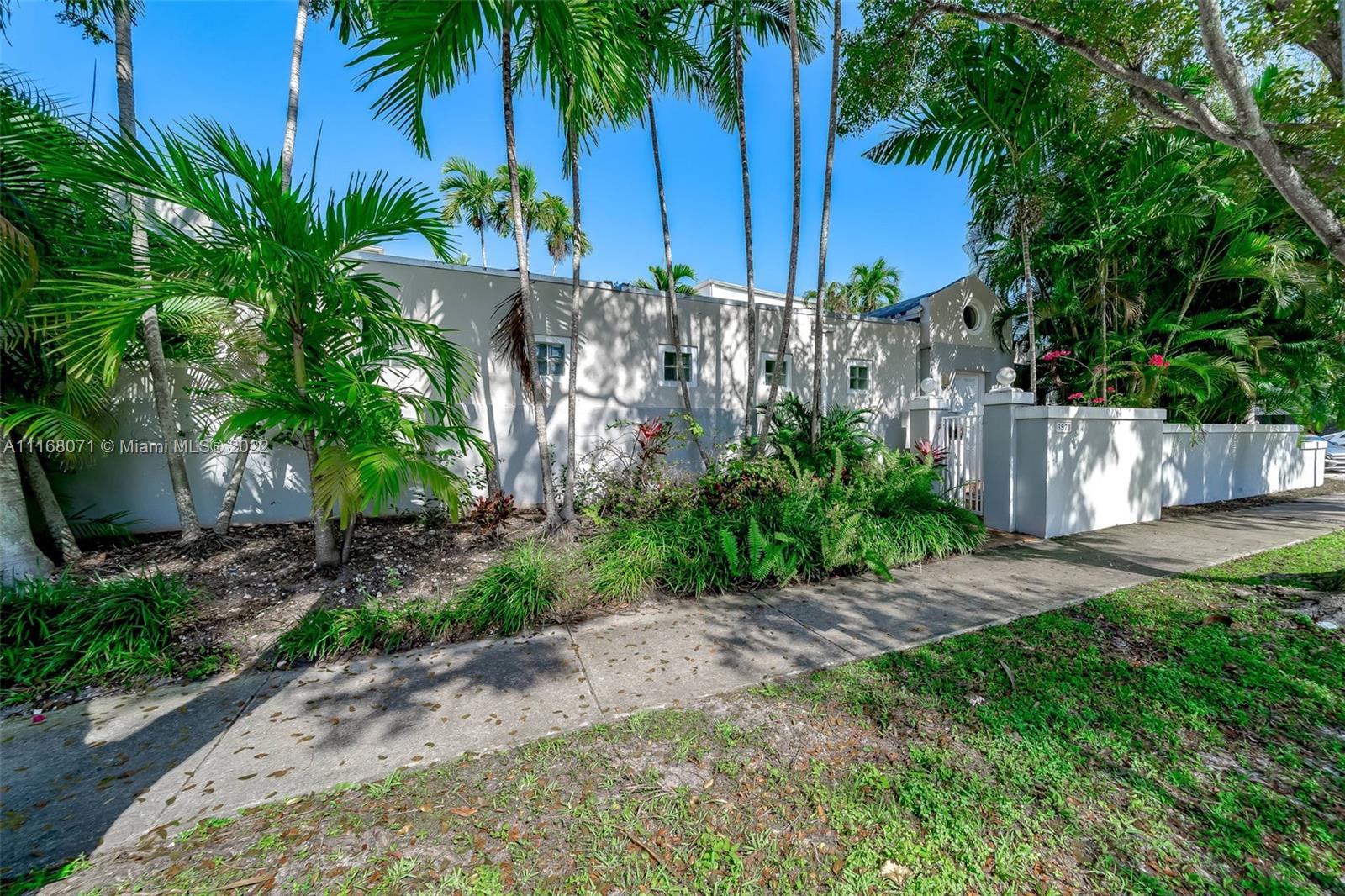 3571 Fair Isle Street Miami, FL 33133 - Photo 37 of 38 a garden with palm trees