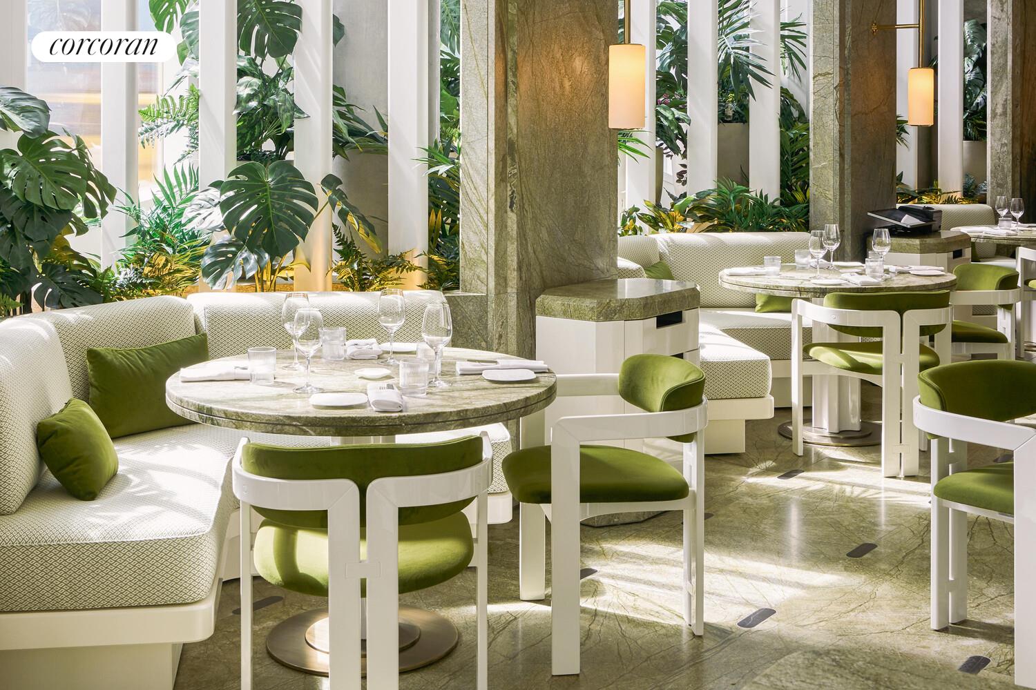 100 East 53rd Street, Unit 9C Manhattan, NY 10022 - Photo 22 of 26 a view of an outside dining space with furniture