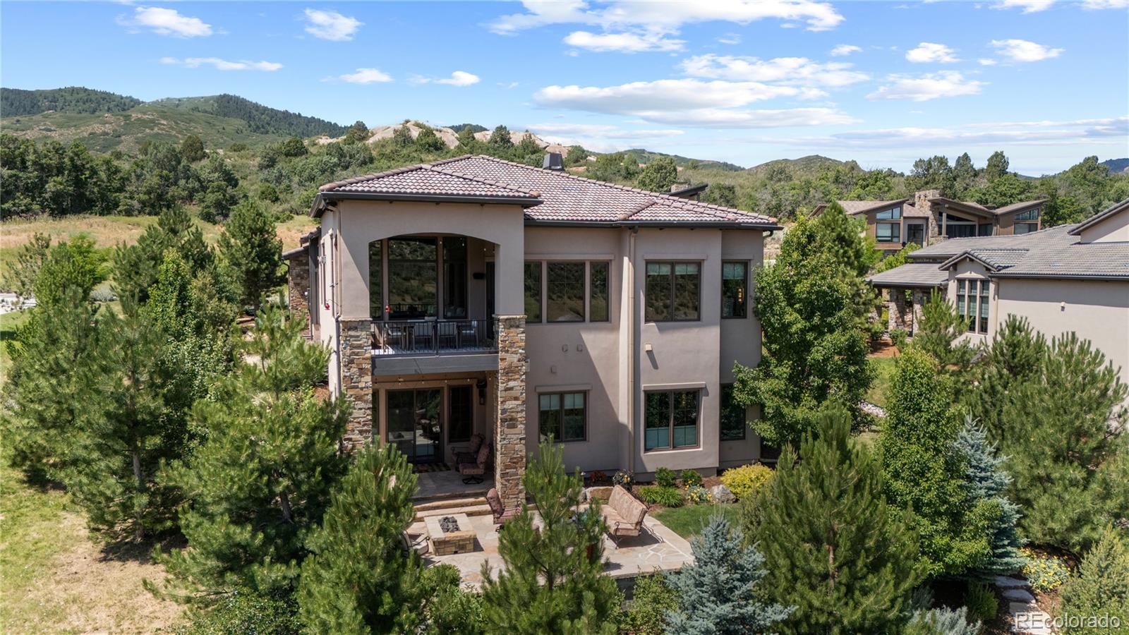 8000 Raphael Lane Littleton, CO 80125 - Photo 44 of 47 a view of a house with balcony and garden