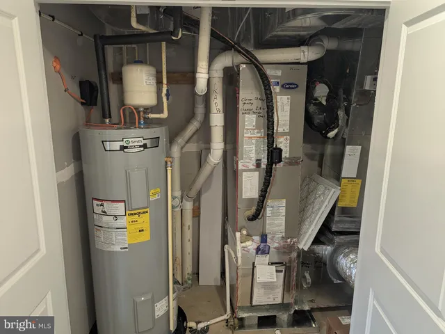 a view of water heater room