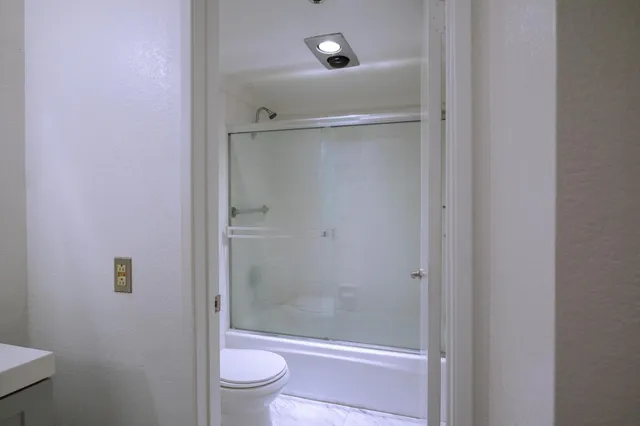 a building view with a outdoor space