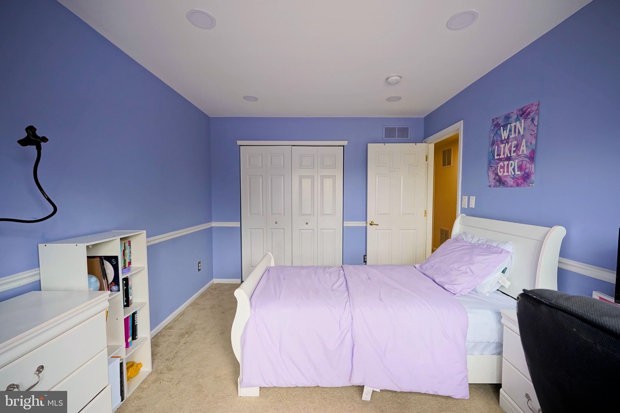 8 Saw Mill Drive Mount Laurel, NJ 08054 - Photo 34 of 37 a bedroom with a bed and a chandelier