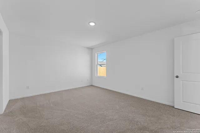 a house view with garden space