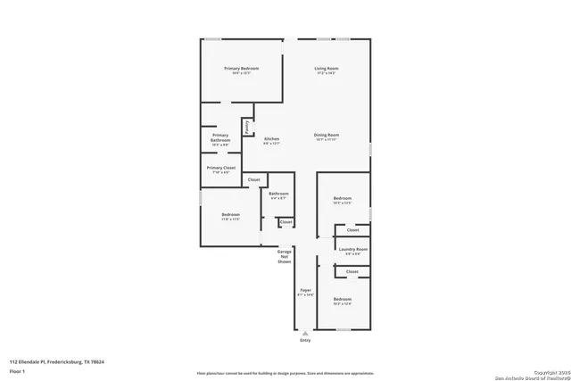 $290,000 | 112 Ellendale Place, Fredericksburg, TX 78624