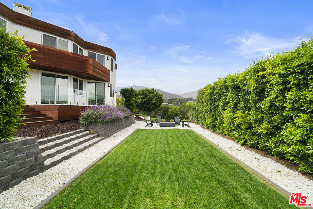 6272 Cavalleri Road Malibu, CA 90265 - Photo 41 of 47 a view of house with yard