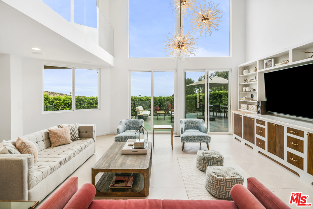 6272 Cavalleri Road Malibu, CA 90265 - Photo 6 of 47 a living room with furniture flat screen tv and a large window