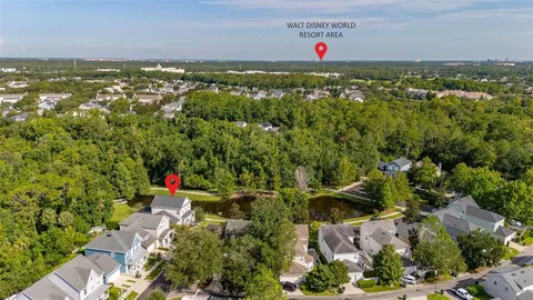 a view of a garden with small area