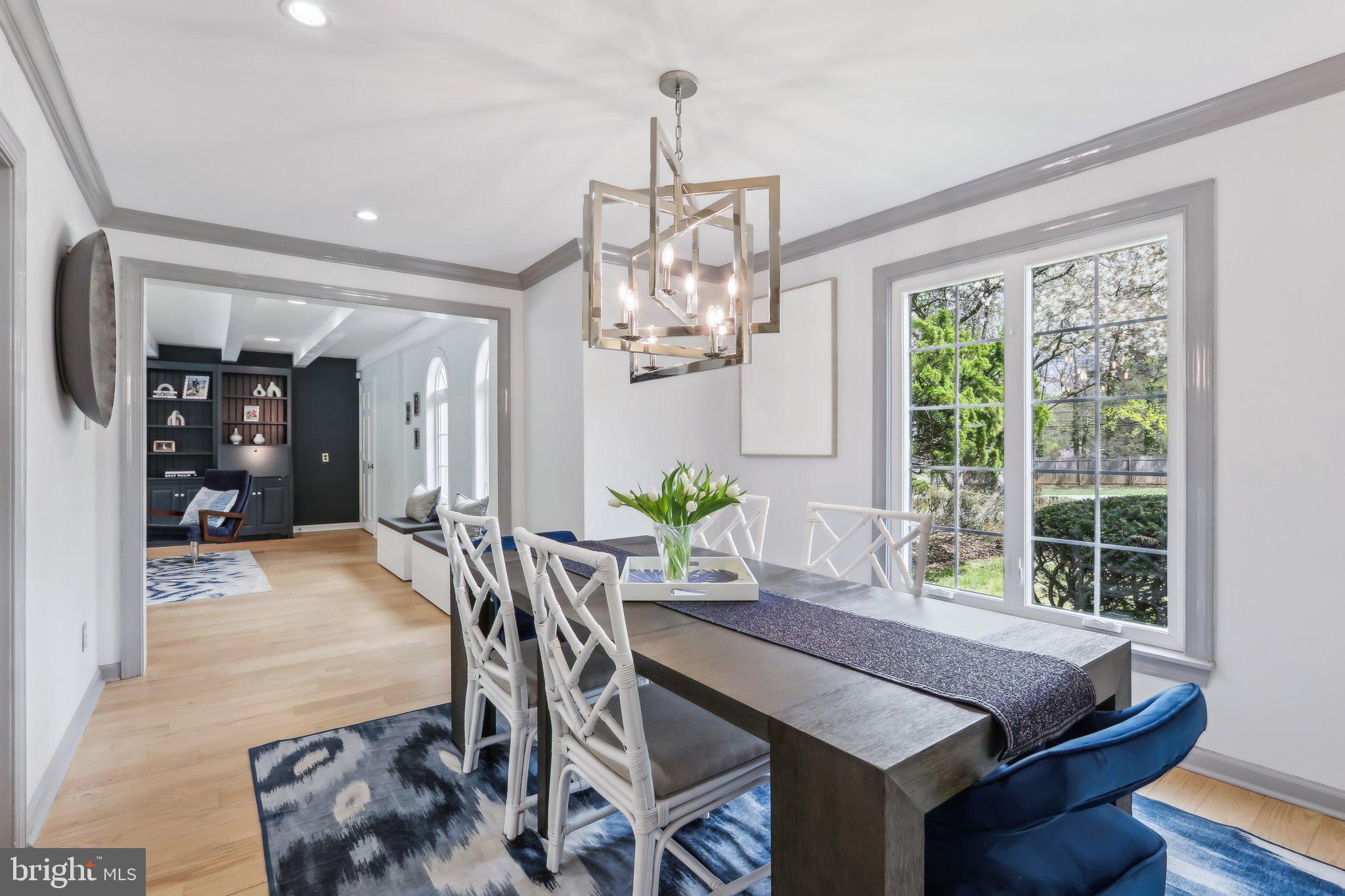 410 North Valley Forge Road Devon, PA 19333 - Photo 11 of 84 a view of a dining room with furniture window and outside view