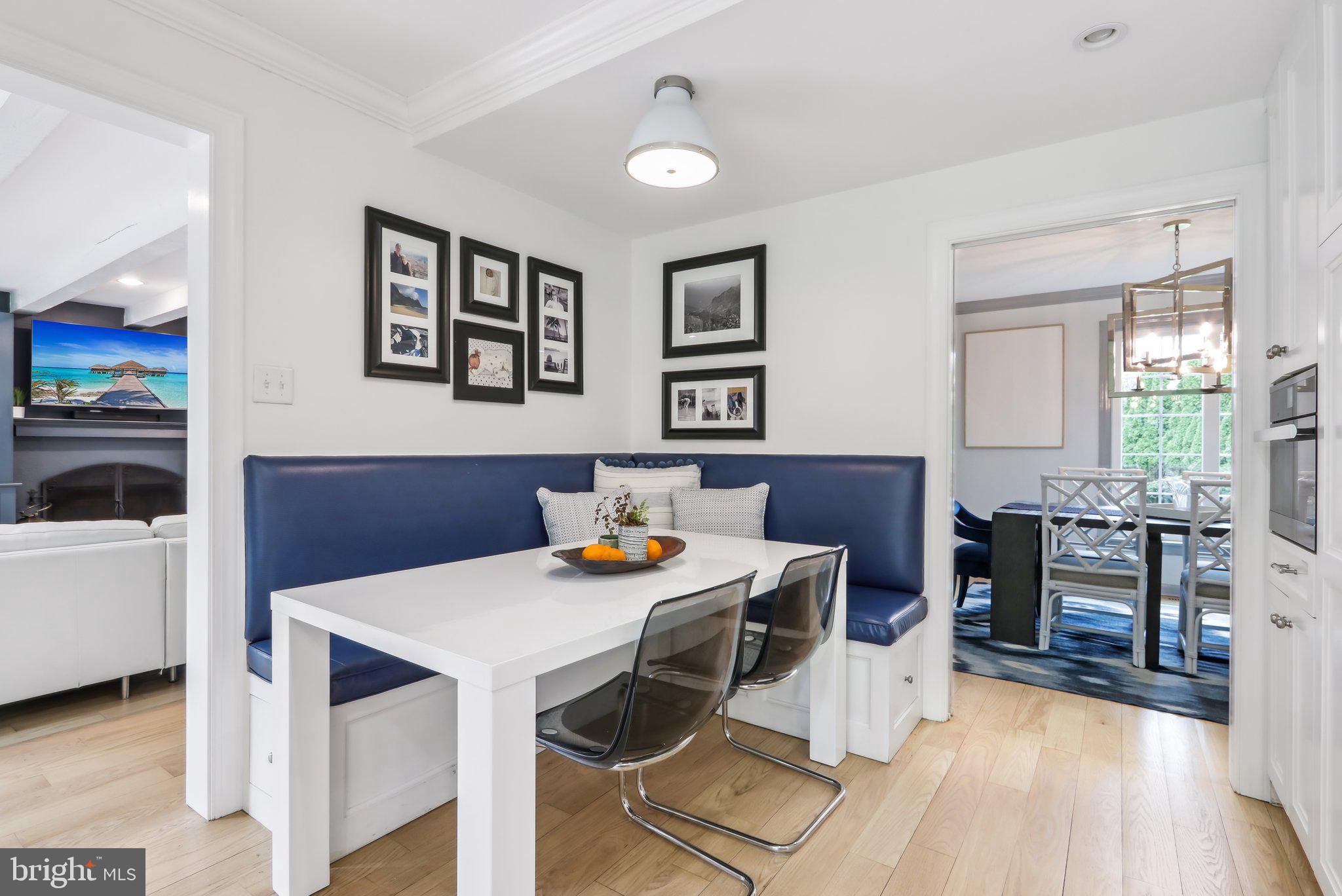 410 North Valley Forge Road Devon, PA 19333 - Photo 17 of 84 a view of a dining room with furniture and wooden floor