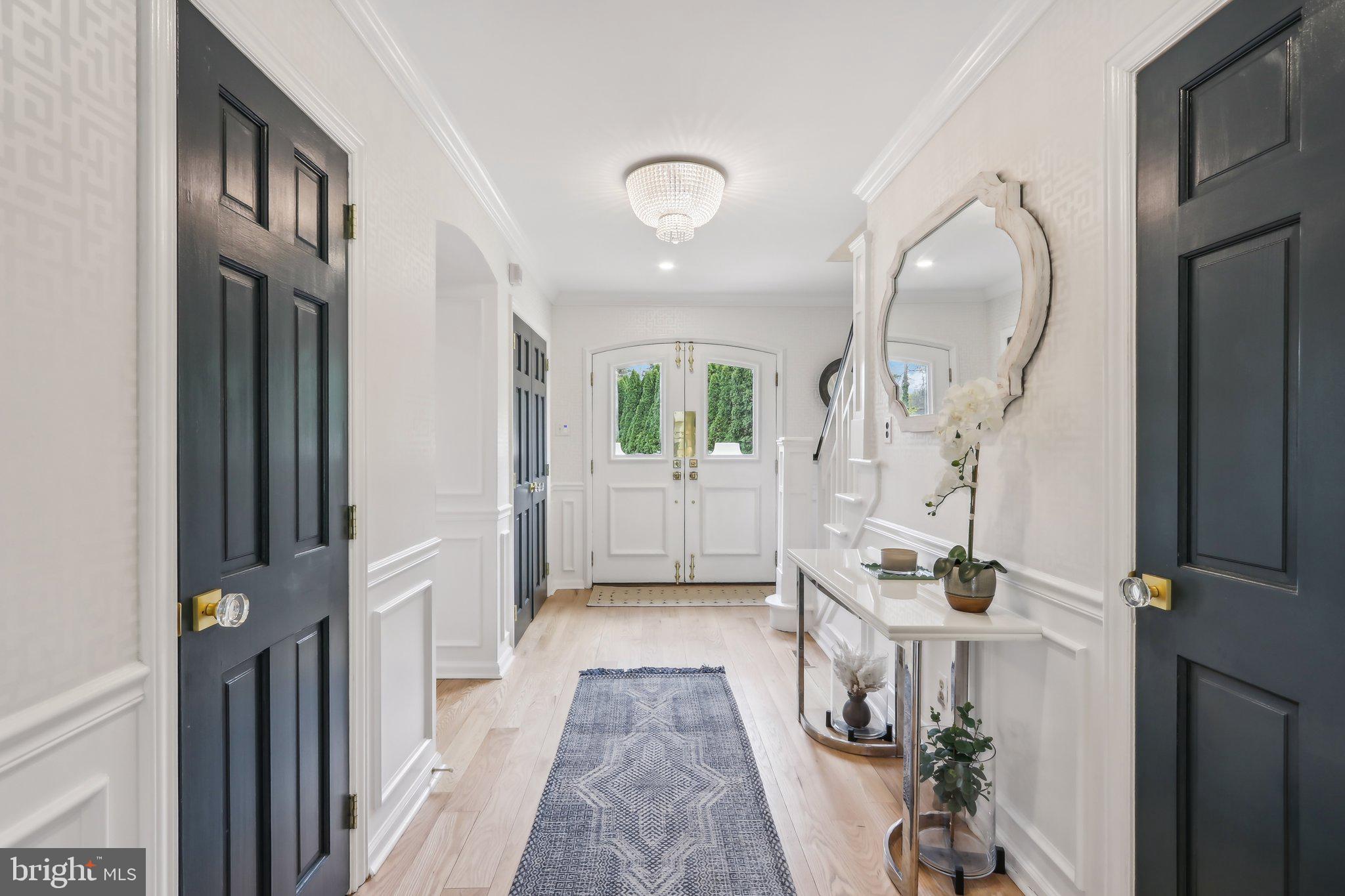 410 North Valley Forge Road Devon, PA 19333 - Photo 4 of 84 a view of an entryway and wooden floor
