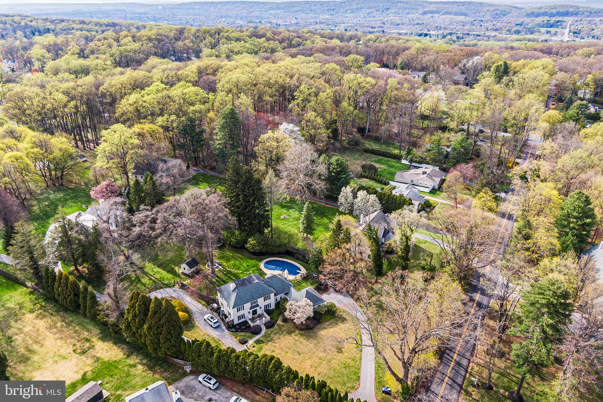 410 North Valley Forge Road Devon, PA 19333 - Photo 62 of 84 aerial view of surrounding landscapes