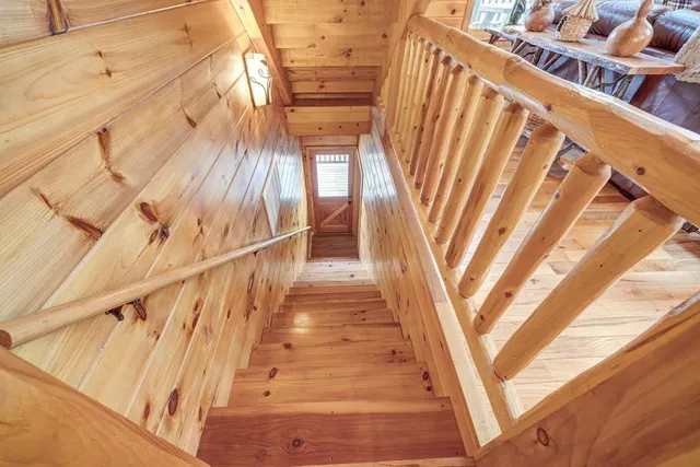 a view of a yard with an outdoor space