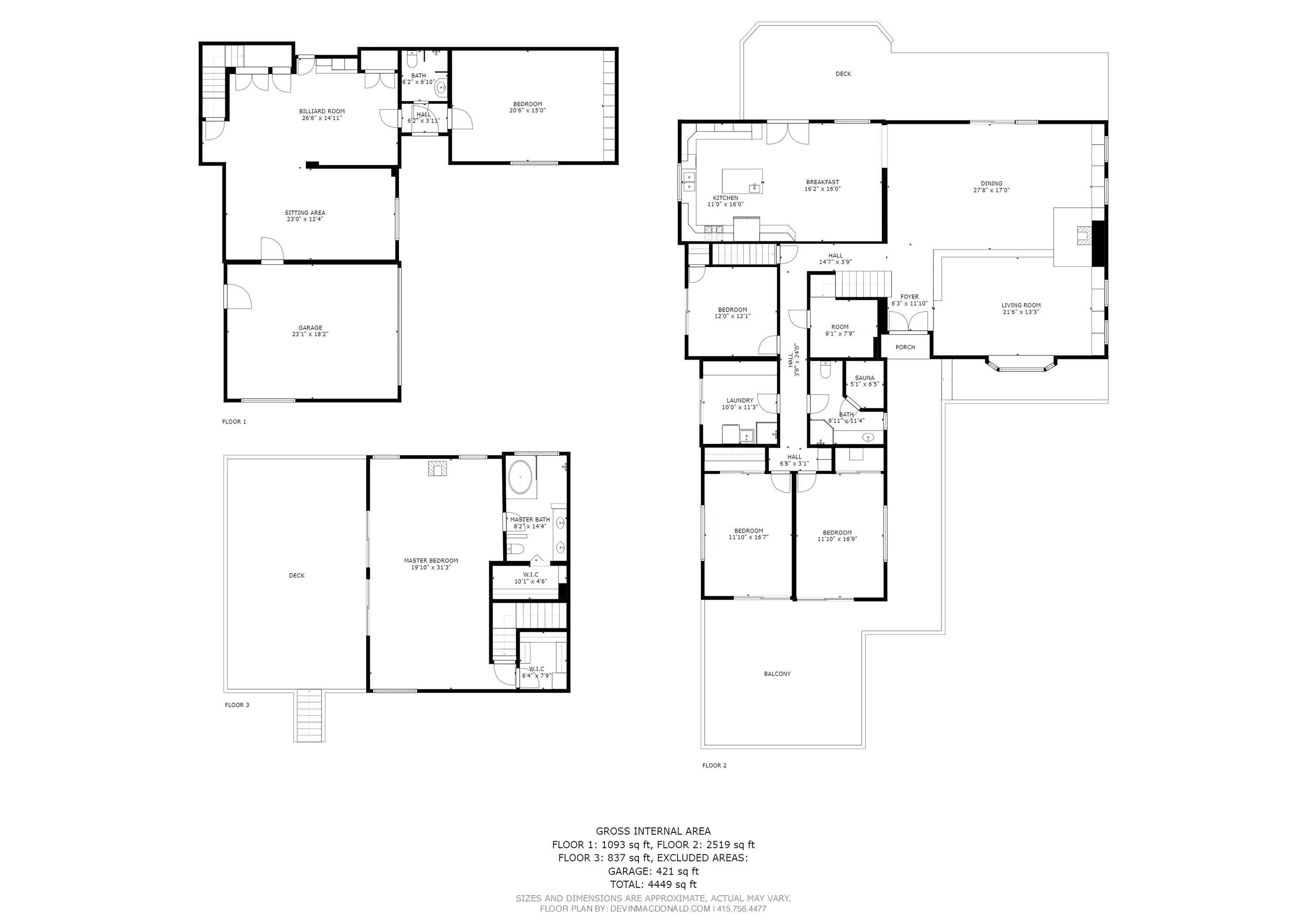 193 1st Left Road Weaverville, CA 96093 - Photo 36 of 36 193_First_Left_Floorplan