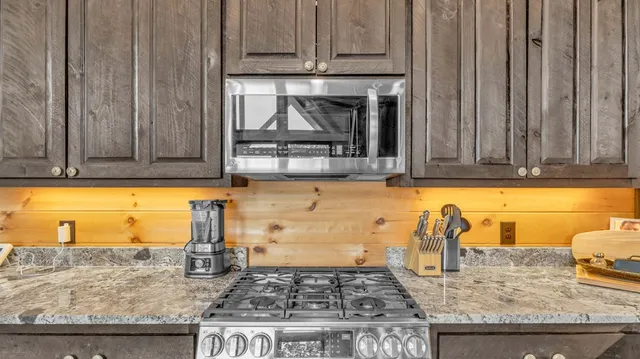a view of a bathtub in a bathroom