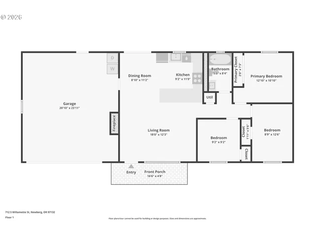 $425,000 | 712 South Willamette Street, Newberg, OR 97132