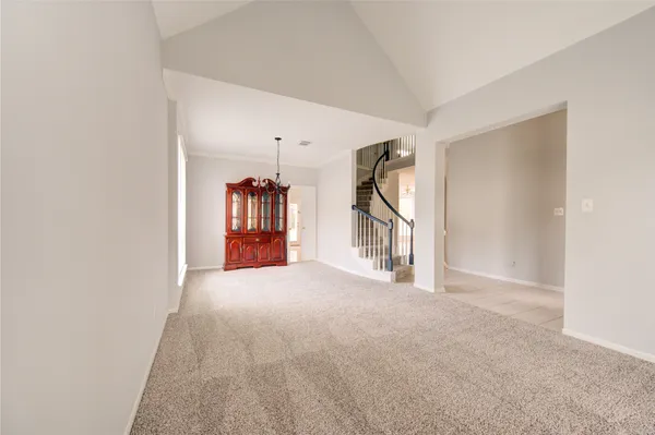 a view of empty room