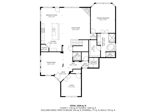 a picture of a floor plan