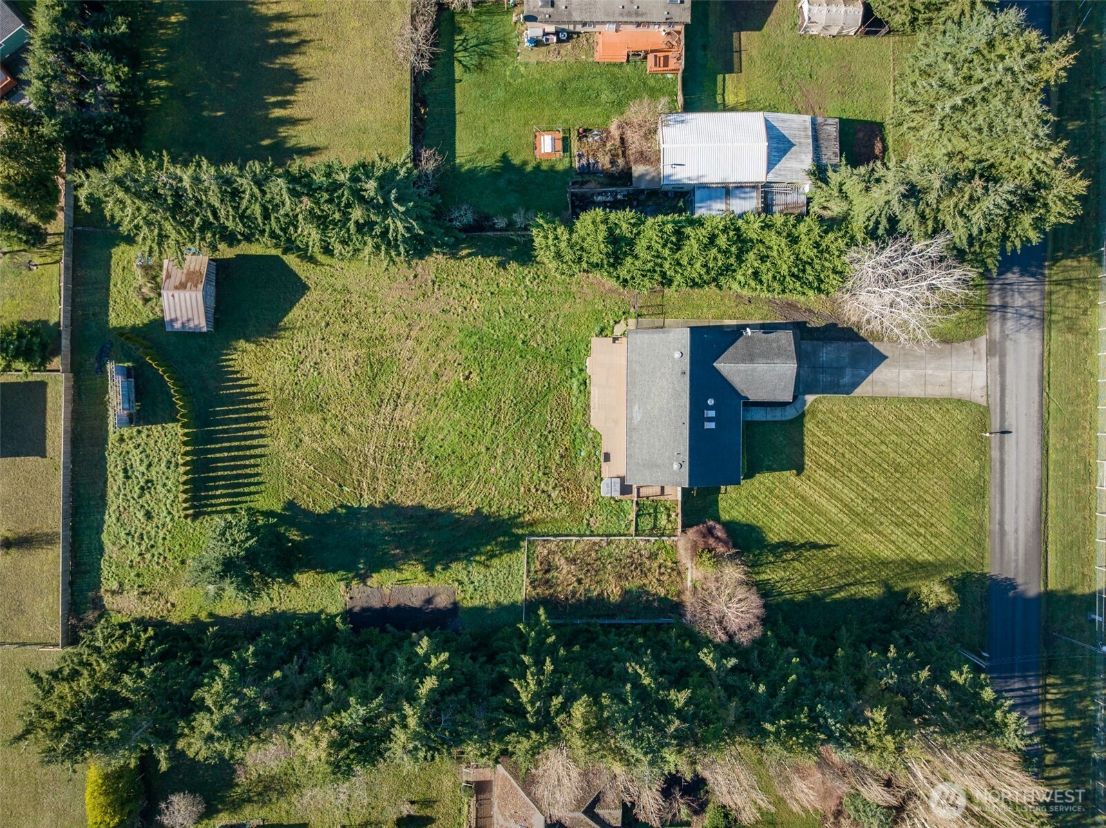 2042 Finn Hall Road Port Angeles, WA 98362 - Photo 35 of 40 an aerial view of a house