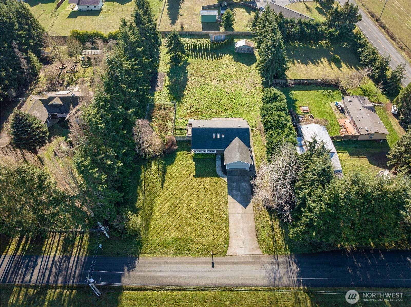 2042 Finn Hall Road Port Angeles, WA 98362 - Photo 40 of 40 an aerial view of a house