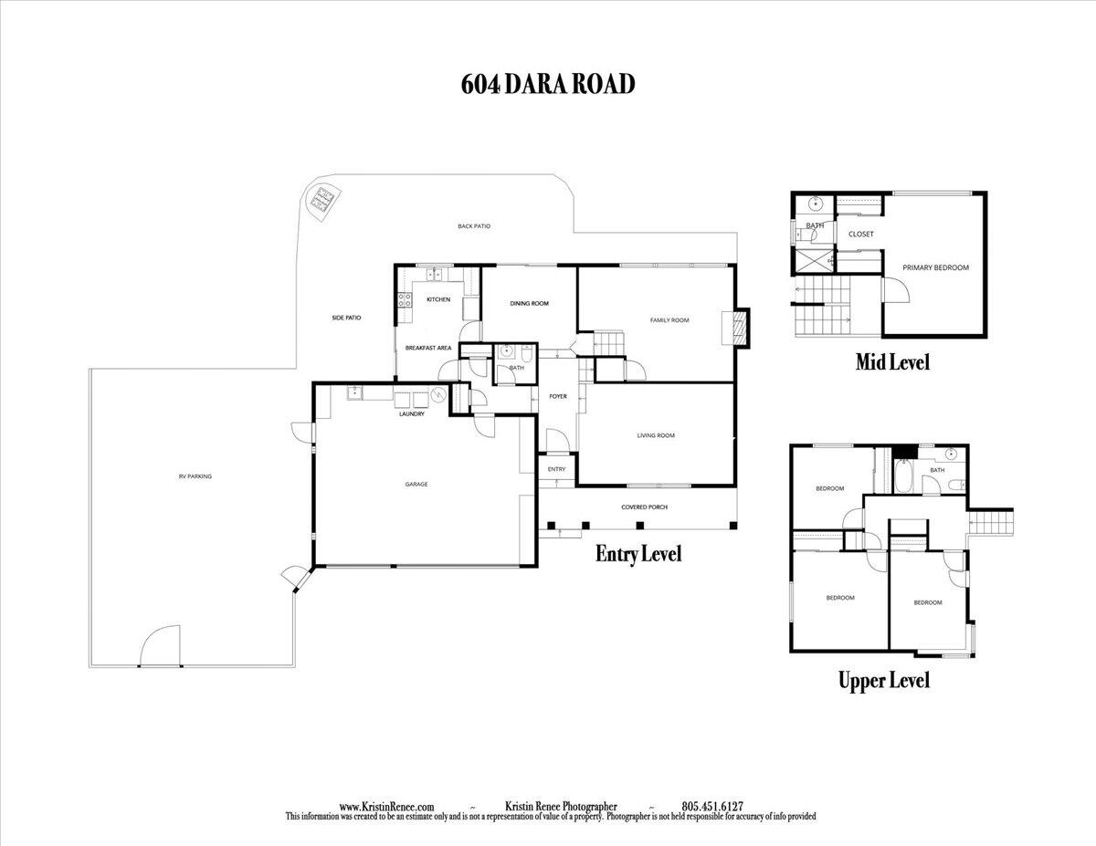 604 Dara Road Goleta, CA 93117 - Photo 48 of 48 604 Dara Floorplan