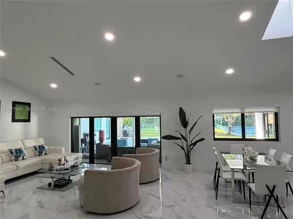 a view of a basketball court