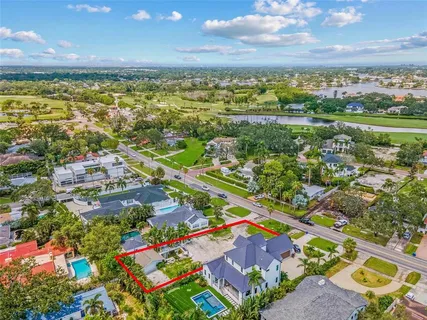 a view of city and ocean