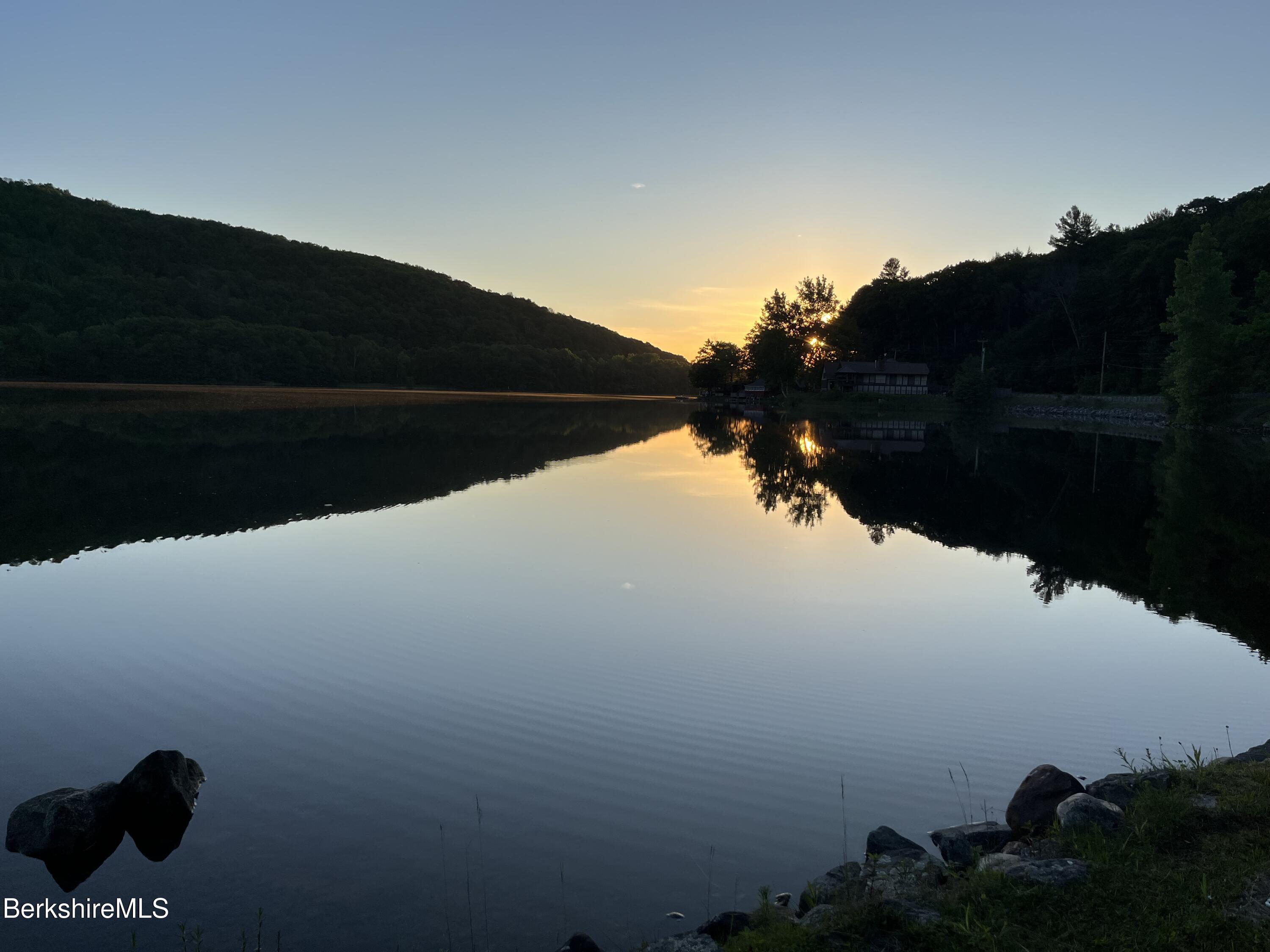 3664 Jacobs Ladder Road Becket, MA 01223 - Photo 32 of 32 Sunset on the Pond